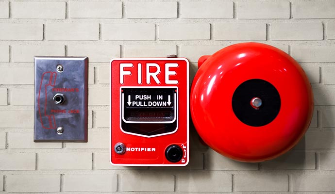 installed fire alarm system