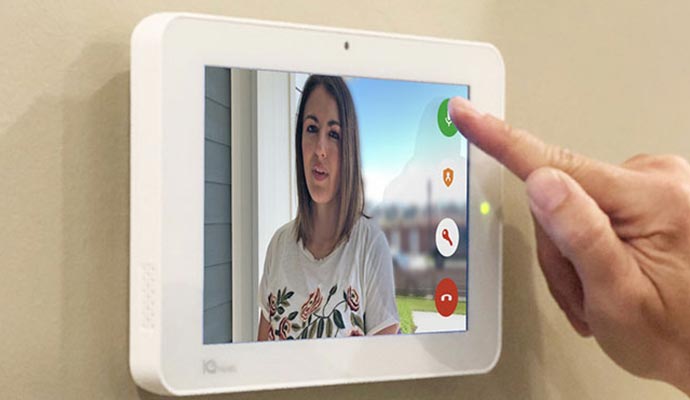 Interactive panel for home security