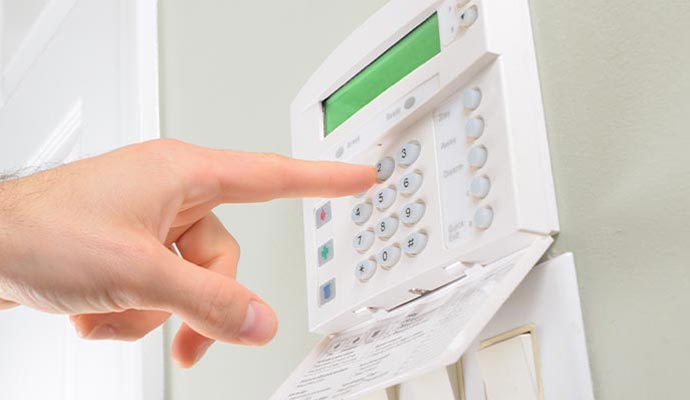 Installed intrusion alarm systems for home security