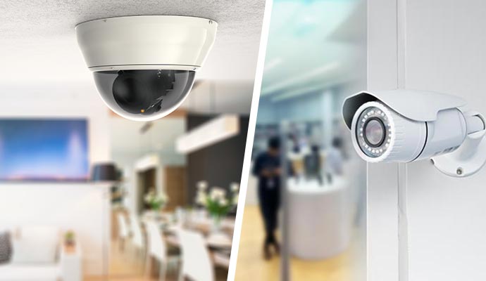 cctv camera on commercial & residential space